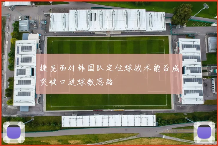 捷克面对韩国队定位球战术能否成突破口进球数思路